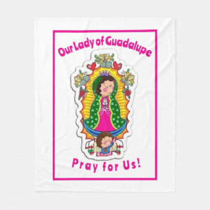 Dam i Guadalupe Fleecefilt