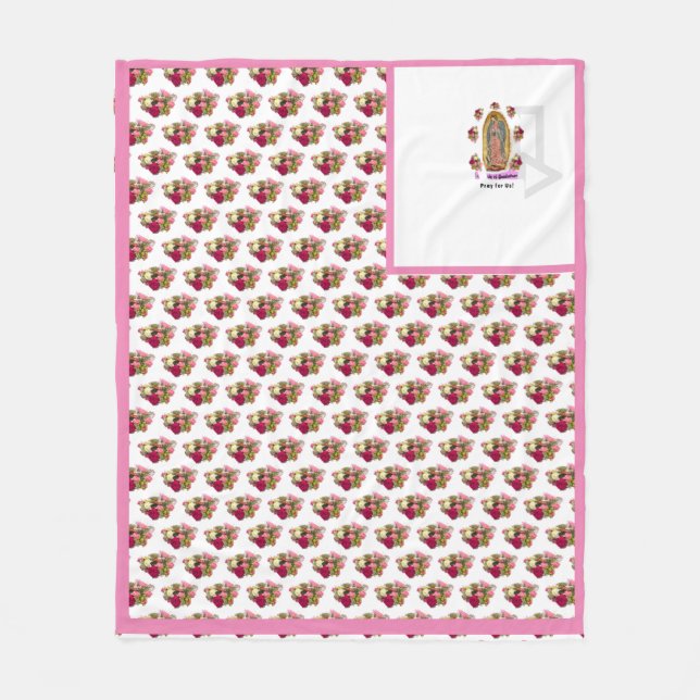 Dam i Guadalupe Fleecefilt (Framsidan)