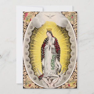 Dam i Guadalupe Inbjudningar