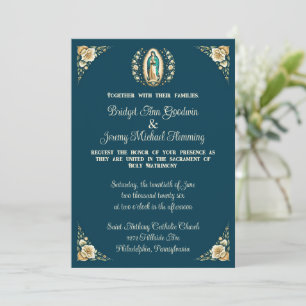 Dam i Guadalupe Inspired Wedding bjudande Inbjudningar