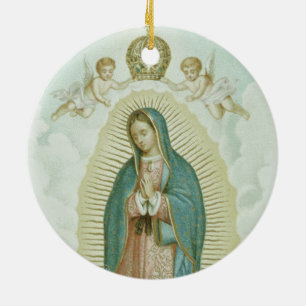 Dam i Guadalupe Julgransprydnad Keramik