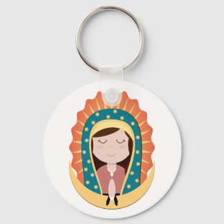 Dam i Guadalupe Keychain Nyckelring