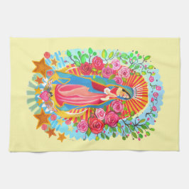 Dam i Guadalupe Kitchen Towels Kökshandduk