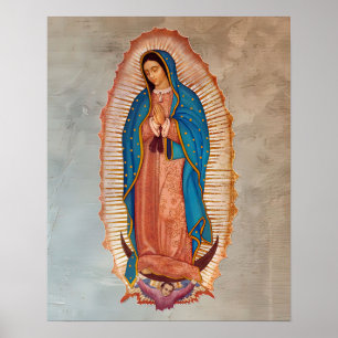 Dam i Guadalupe La Morenita Poster