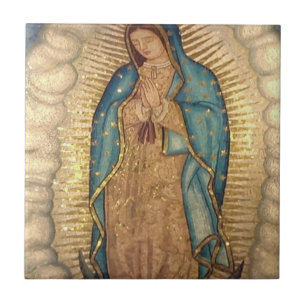 Dam i Guadalupe-målarfärg Kakelplatta