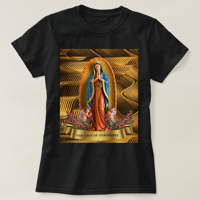 Dam i Guadalupe Mexiko T Shirt (Design framsida)