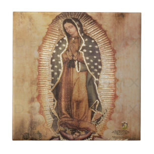 Dam i Guadalupe Mor Mary Kakelplatta