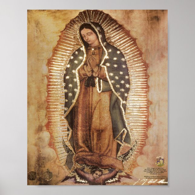 Dam i Guadalupe Mor Mary Poster (Framsidan)