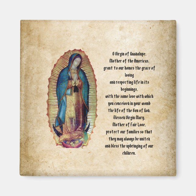 Dam i Guadalupe, Nuestra Señora de Guadalupe Magnet (Framsidan)