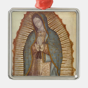 Dam i Guadalupe (Nuestra Señora) (Virgen) Julgransprydnad Metall