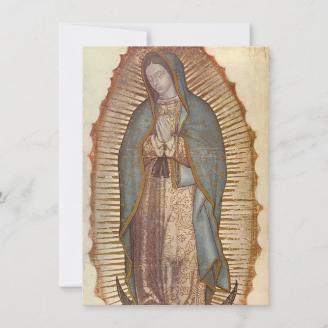 Dam i Guadalupe (Nuestra Señora) (Virgen) Kort (Framsida)
