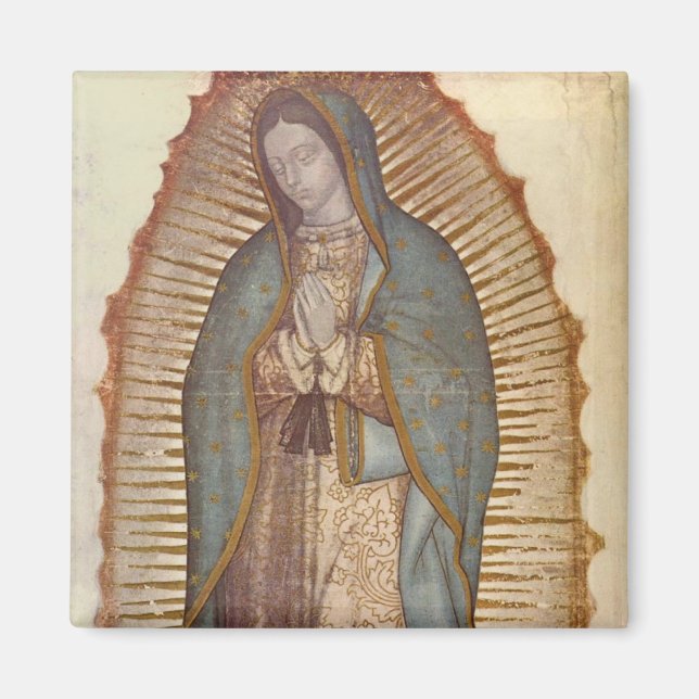 Dam i Guadalupe (Nuestra Señora) (Virgen) Magnet (Framsidan)