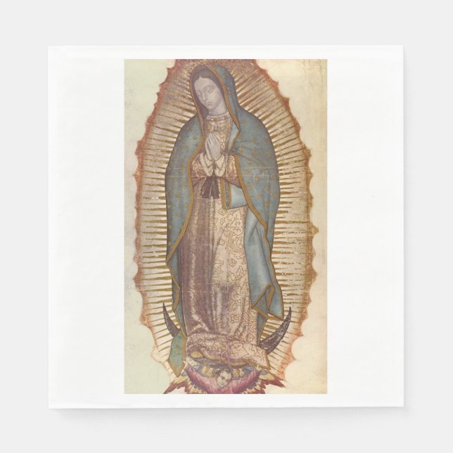Dam i Guadalupe (Nuestra Señora) (Virgen) Pappersservett (Framsidan)