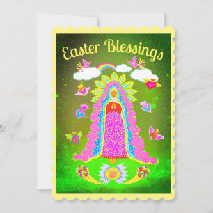 Dam i Guadalupe Påsk Blessings