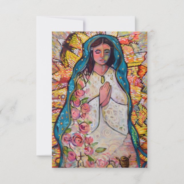 Dam i Guadalupe Prayer Card (Framsida)