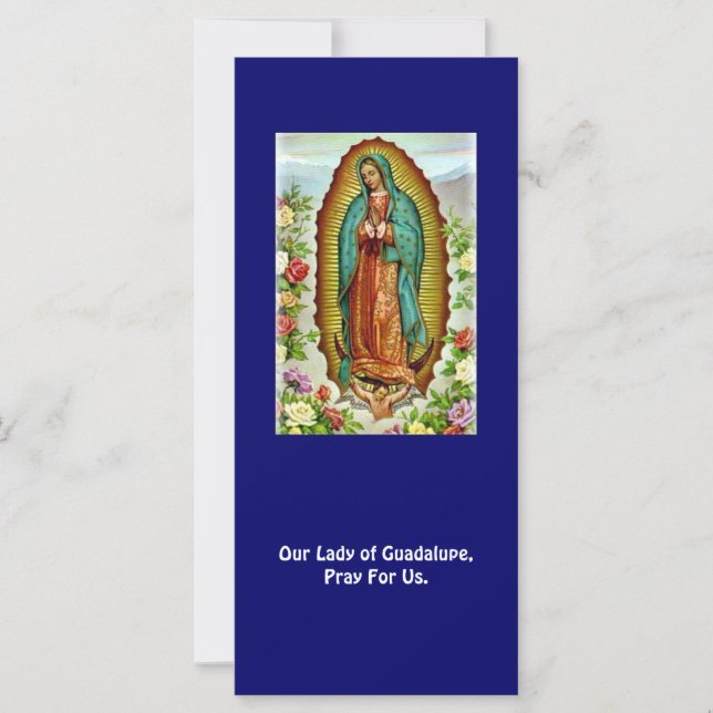 Dam i Guadalupe Prayer Card (Framsida)