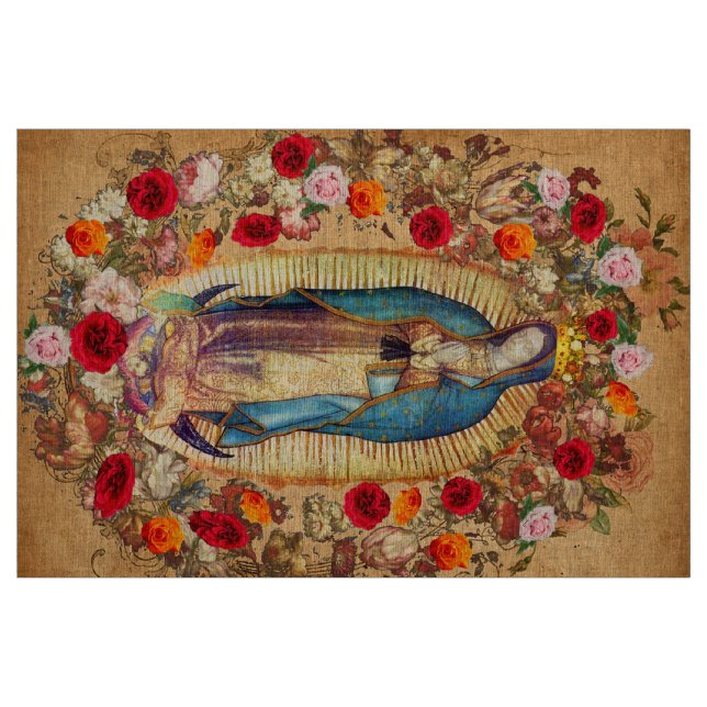 Dam i Guadalupe Ro 2006 Tyg (Fat Quarter)