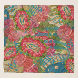 Dam i Guadalupe & Ro Chiffon Scarf Sjal