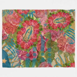 Dam i Guadalupe & Ro Fleece Blanket