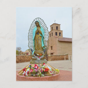 Dam i Guadalupe Shrine, Santa Fe, New mexico Vykort