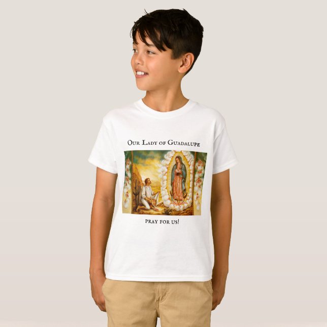 Dam i Guadalupe T Shirt (Hel framsida)