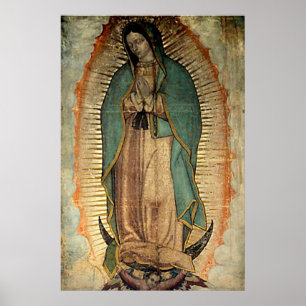 Dam i Guadalupe Tilma Replica Poster