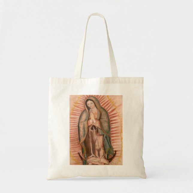Dam i Guadalupe Tote Bag Tygkasse (Framsidan)