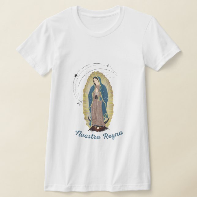 Dam i Guadalupe TShirt, Virgen de Guadalupe T Shirt (Laydown)