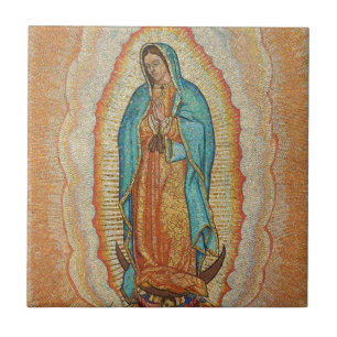 Dam i Guadalupe-versionen Kakelplatta
