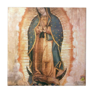Dam i Guadalupe-Vintagen Kakelplatta