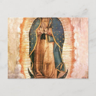 Dam i Guadalupe-Vintagen Vykort