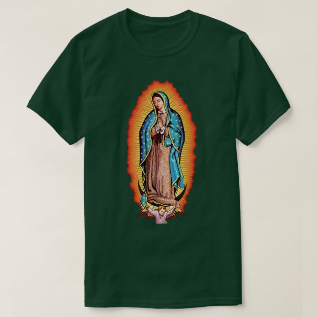 Dam i Guadalupe Virgin Mary T Shirt (Design framsida)