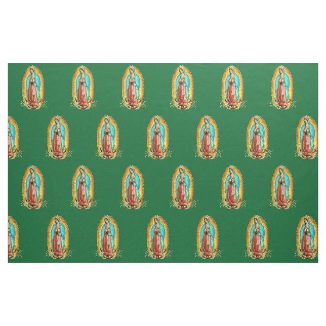 Dam i Guadalupe Virgin Mary Zarape katolik Tyg (Fat Quarter)
