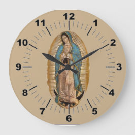 Dam i Guadalupe Wall Clock Stor Klocka