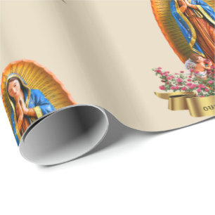Dam i Guadalupe Wrapping Papper Presentpapper