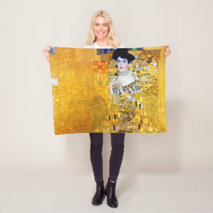 Dam i Guld, Gustav Klimt Fleecefilt