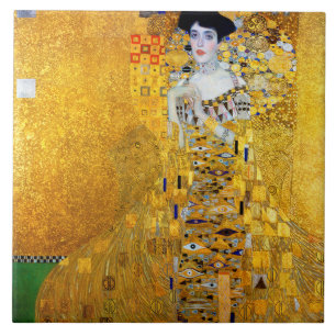 Dam i Guld, Gustav Klimt Kakelplatta
