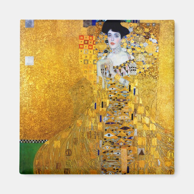 Dam i Guld, Gustav Klimt Magnet (Framsidan)