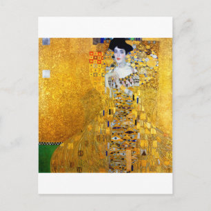 Dam i Guld, Gustav Klimt Vykort