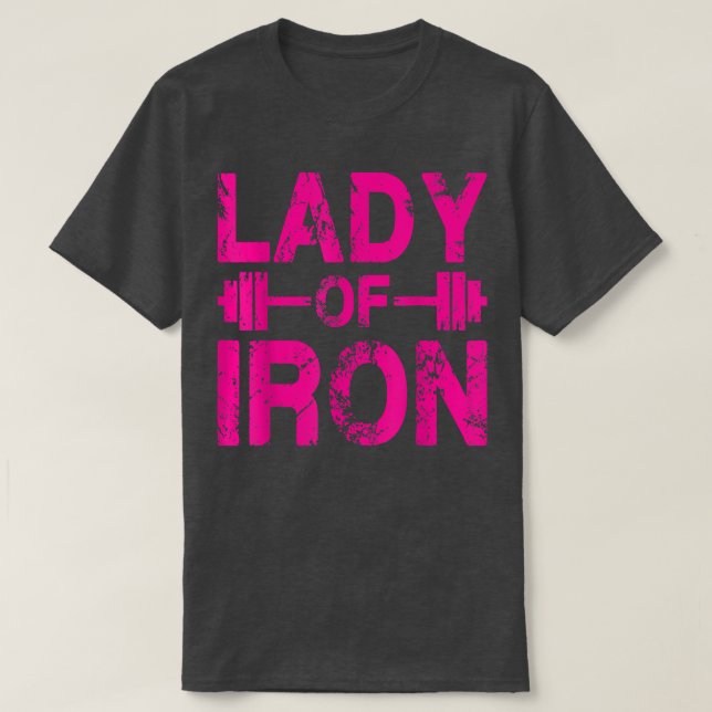 Dam i Järn-grammofficens motivation T Shirt (Design framsida)