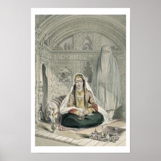 Dam i Kaubul i deras in- och utväg Poster (Framsidan)