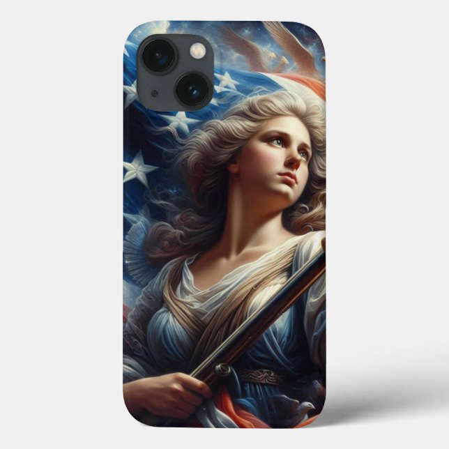 Dam i Liberty - Patriotism Art (Baksida)