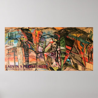 Dam i Lila Dress Poster