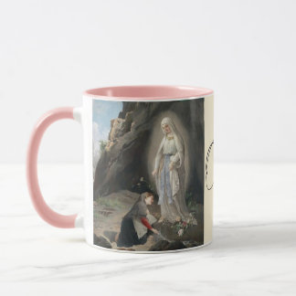Dam i Lourdes, katolska Saint Coffee Mugg