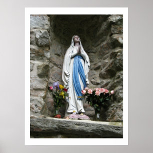 Dam i Lourdes Photograph Poster