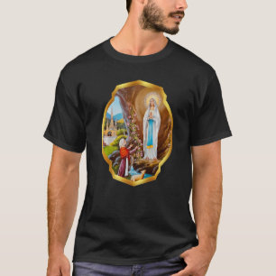 Dam i Lourdes St Bernadette Immaculate Mary T Shirt