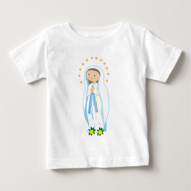 Dam i Lourdes T-shirt (Framsida)