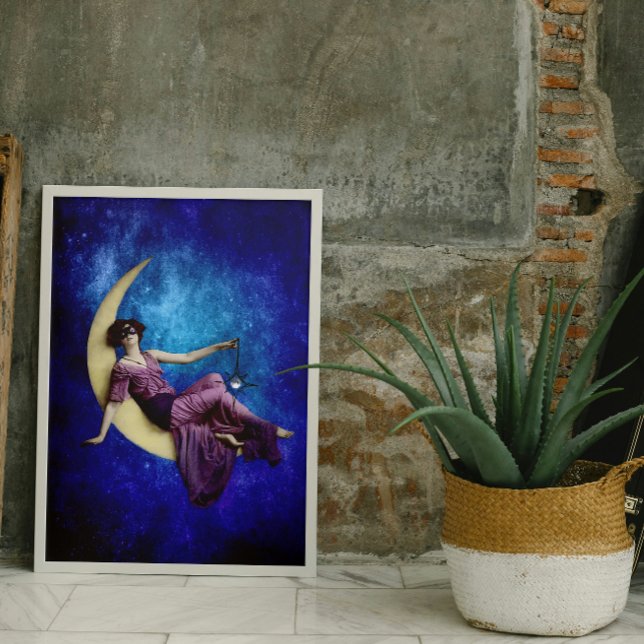 DAM i MÅNE POSTER (Skapare uppladdad)