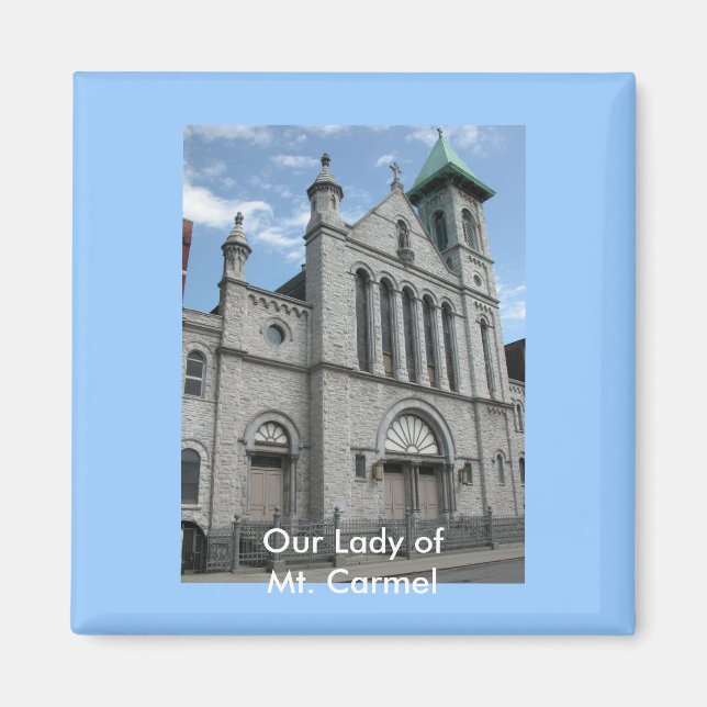 Dam i Mt. Carmel Church Magnet (Framsidan)