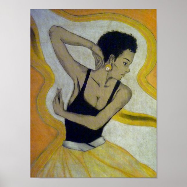 DAM i ORANGEN Poster (Framsidan)